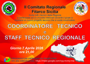 Progetto “Coordinatore Tecnico e Staff Tecnico Regionale”